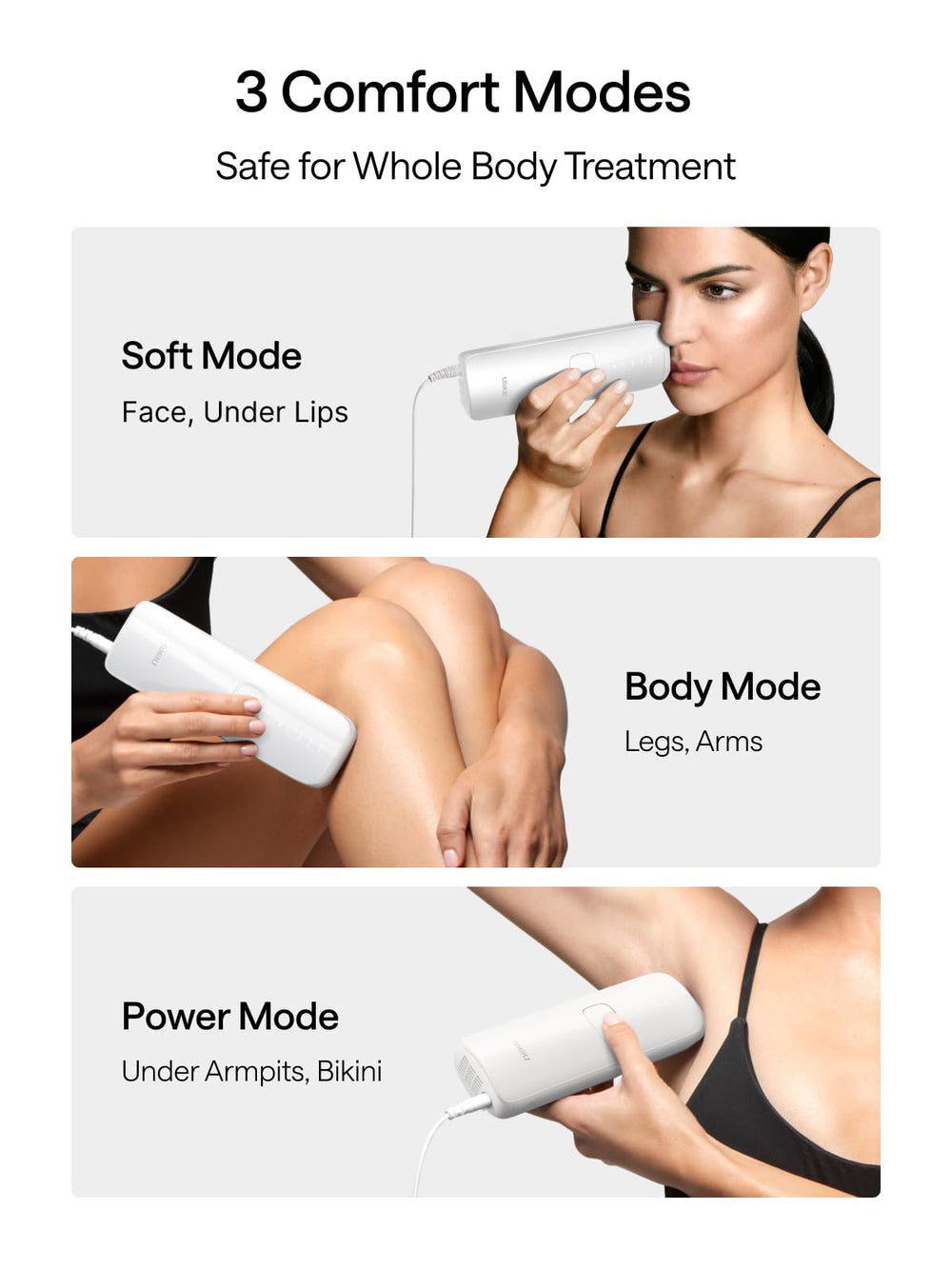 Ulike Air 3 skin-safety chart helps informed at-home use