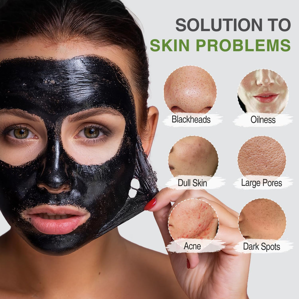 ulluxe bamboo charcoal absorption detail emphasizing impurity removal