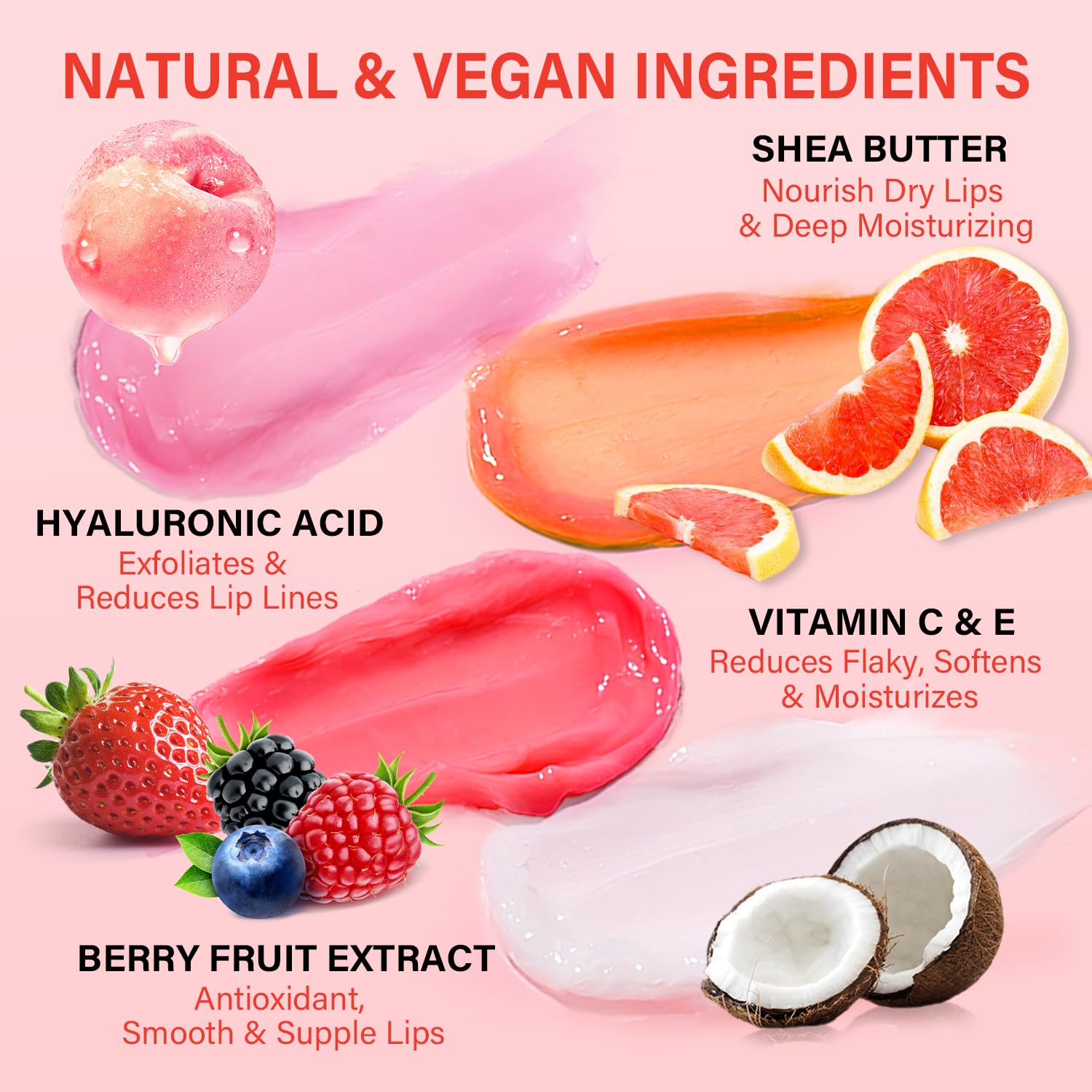 ulluxe lip mask set coconut jar emphasizes tropical feel and smooth non greasy hydration