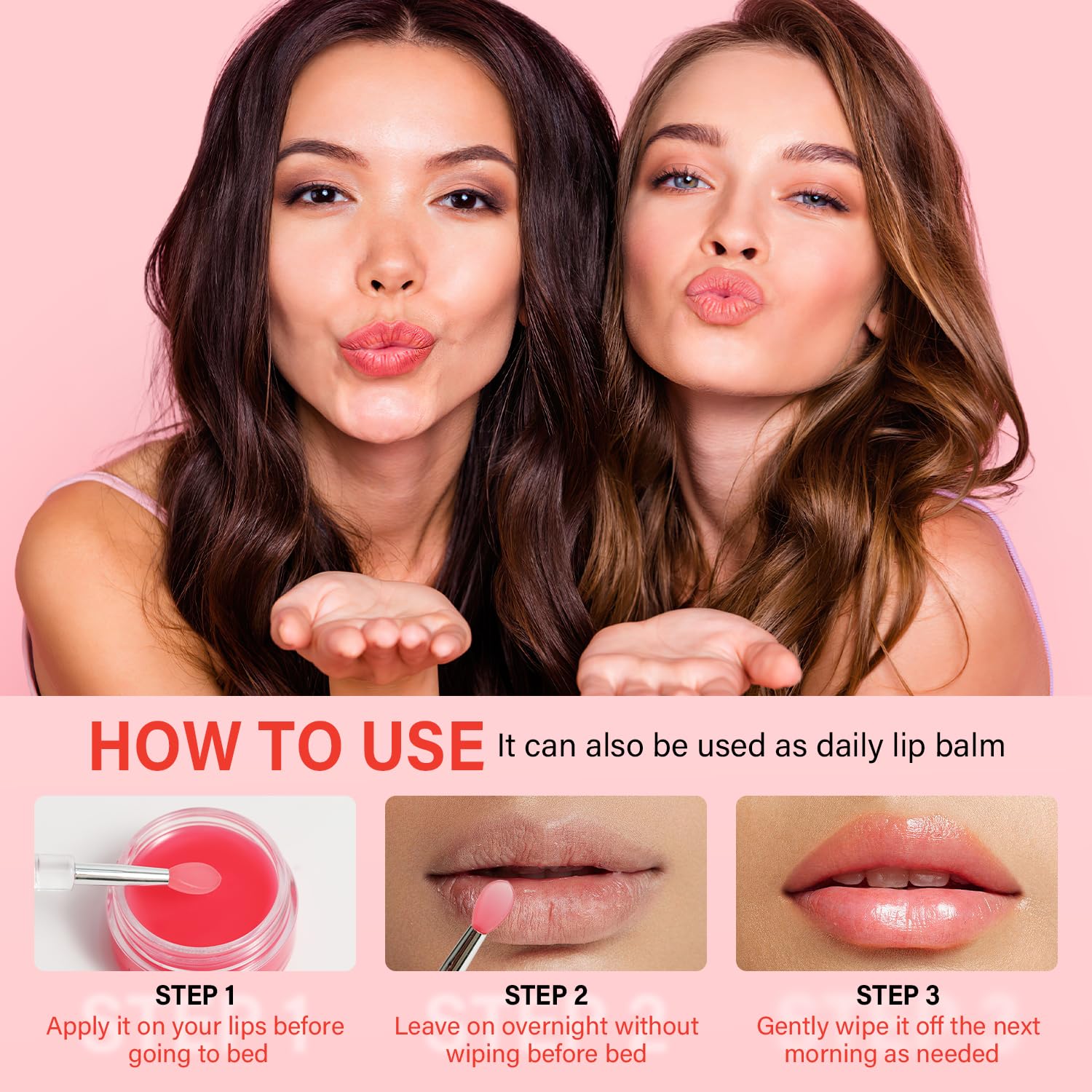 ingredient spotlight highlights vitamins C E HA and shea in ulluxe lip masks