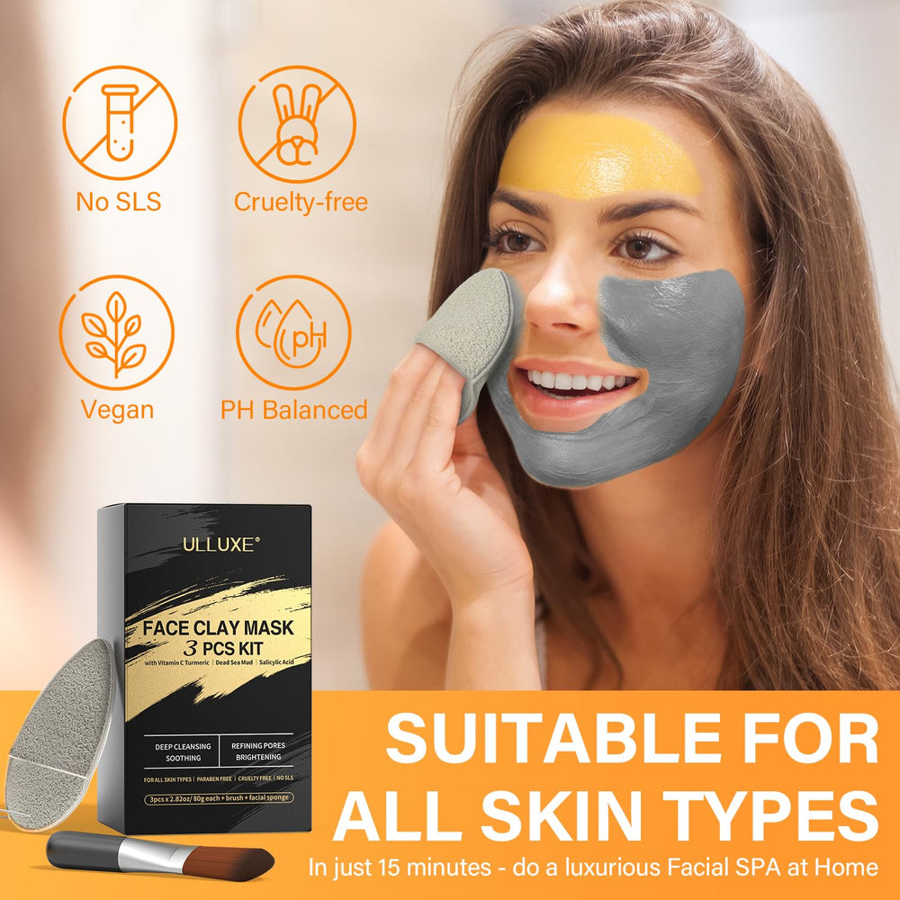ULLUXE Pore-cleansing masks for modern skincare routines and smooth texture.