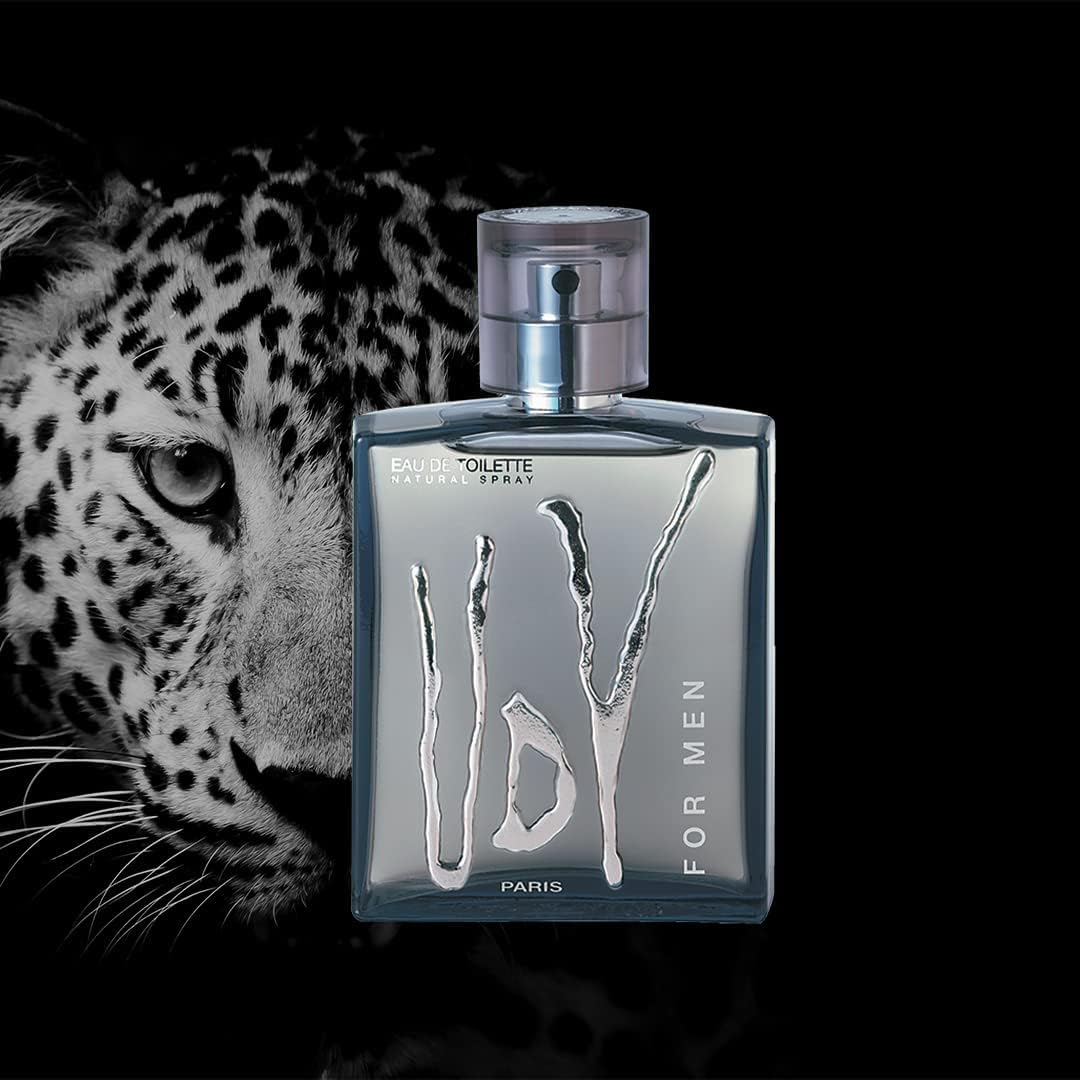 Ulric de Varens Classic EDT bottle angled shot for masculine appeal