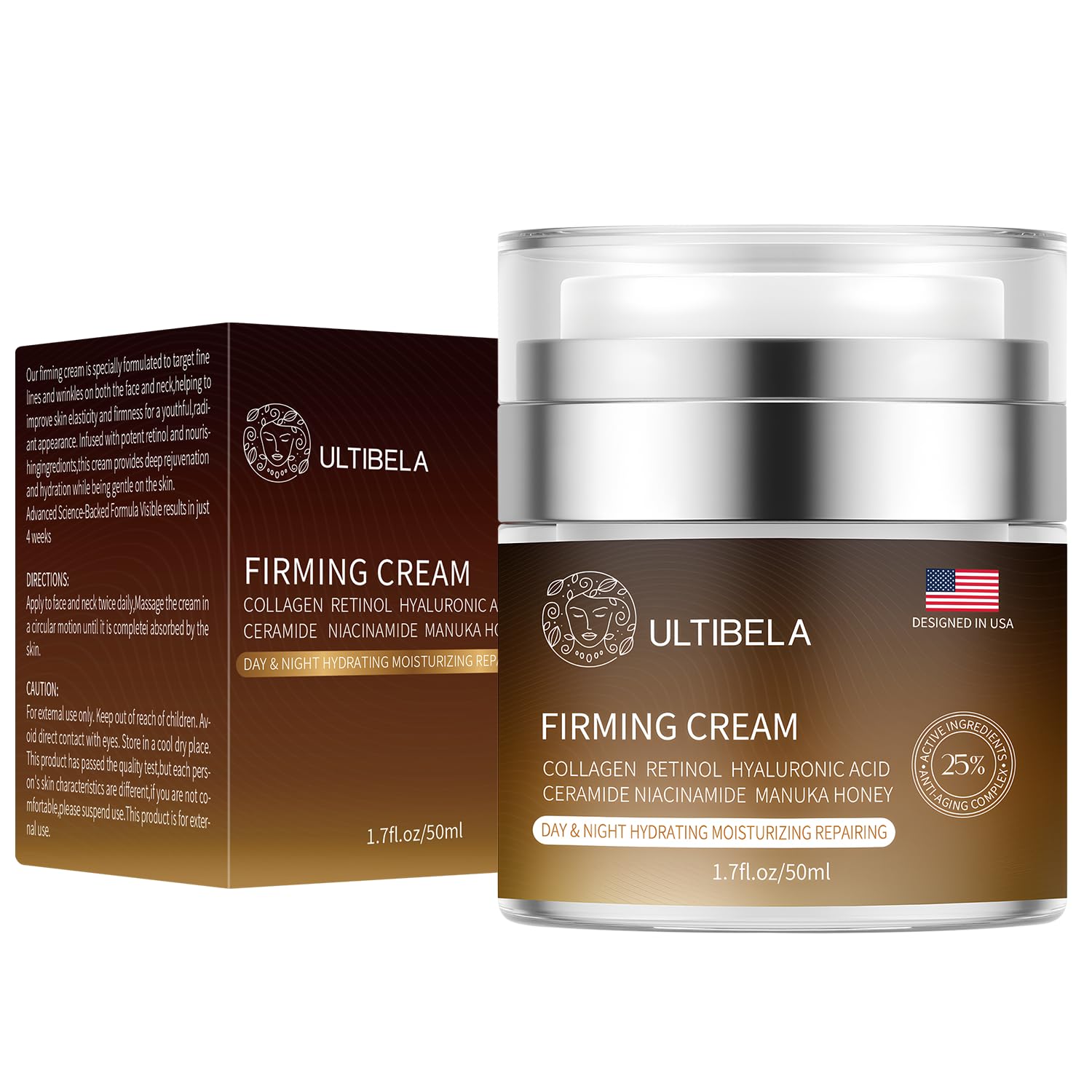 ULTIBELA all-skin-types suitable-use image conveying gentle, non-greasy absorption.