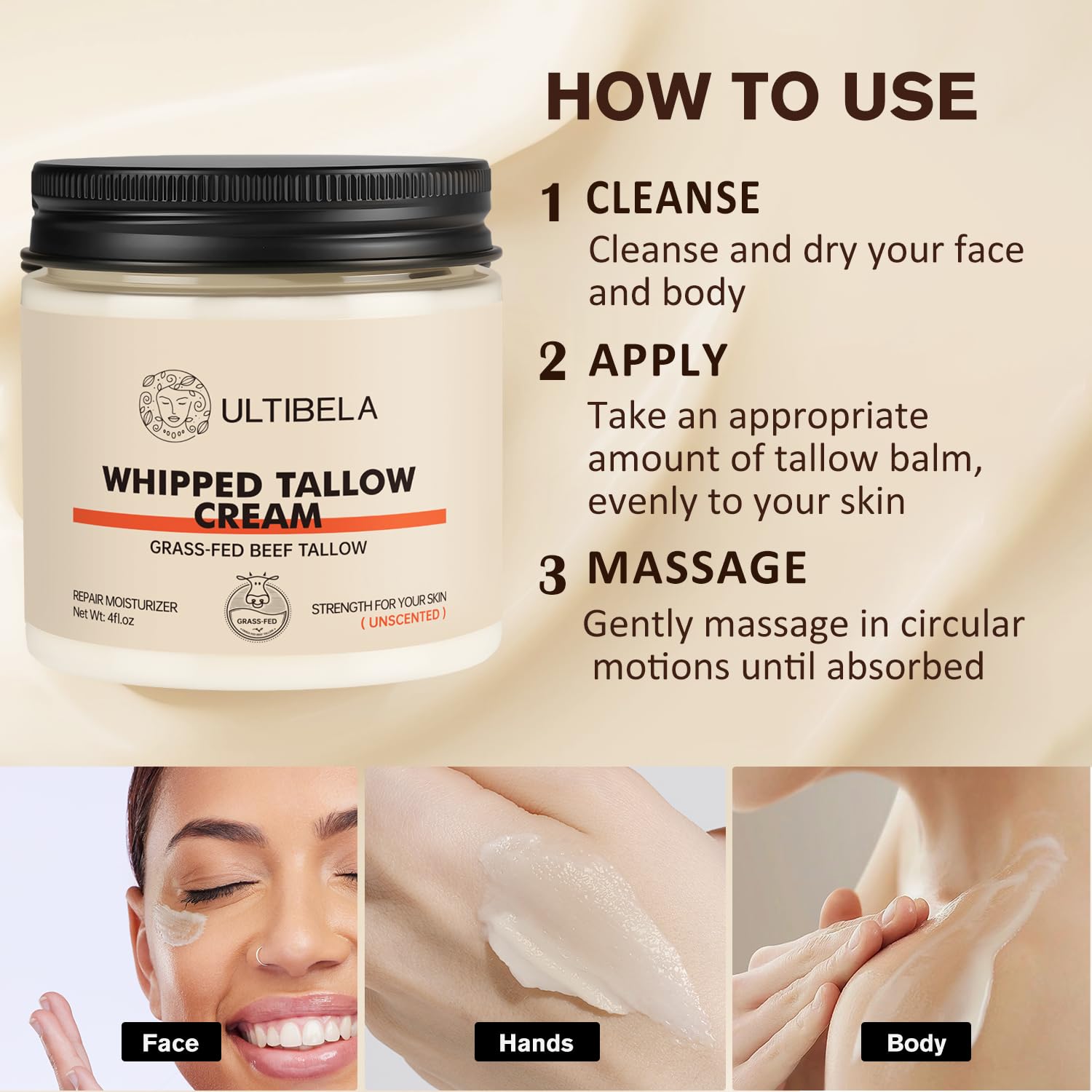 ULTIBELA ingredients honey-beeswax-jojoba-oil shot — natural blend supports moisture