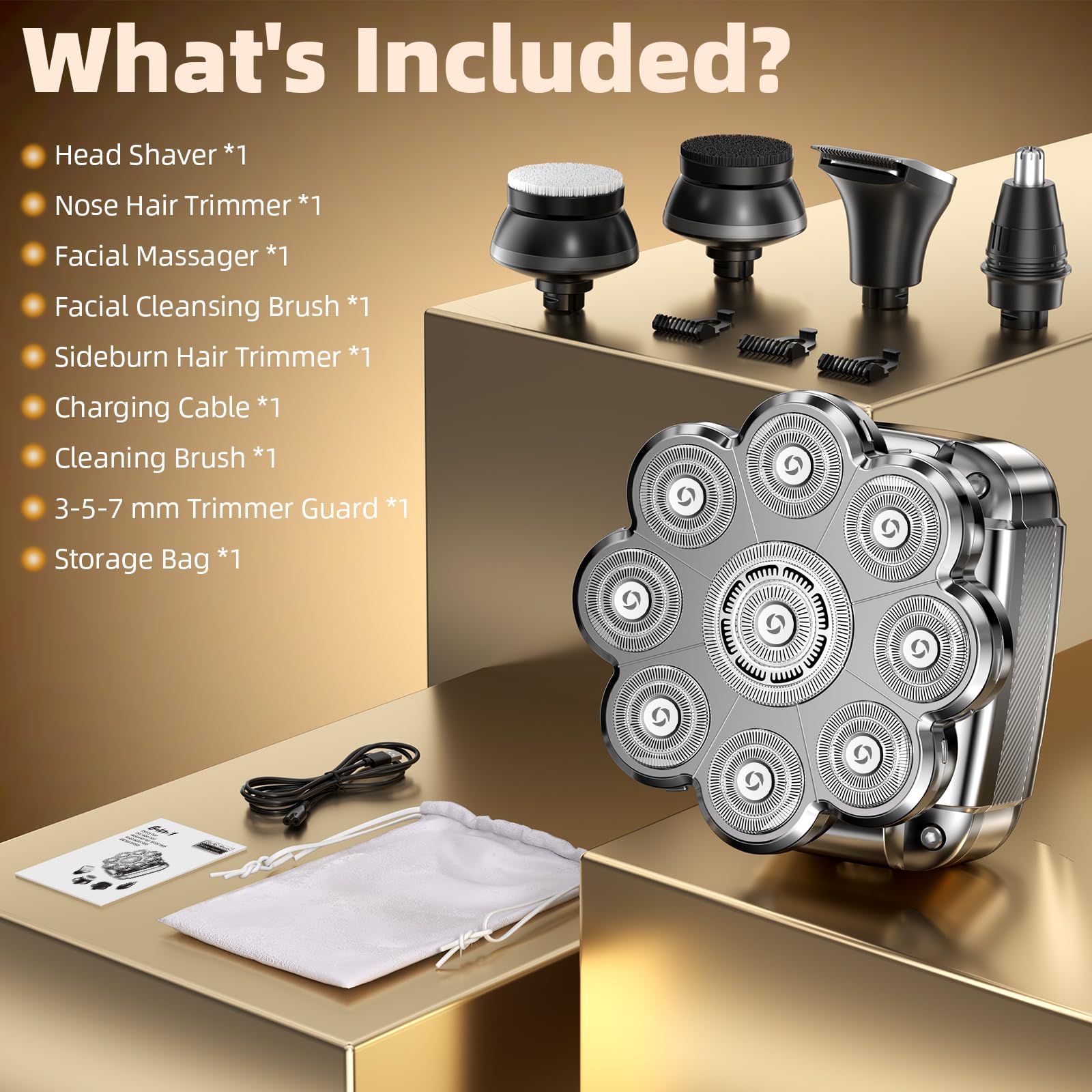 UltraCaput IPX7 waterproof shaver suitable for shower use
