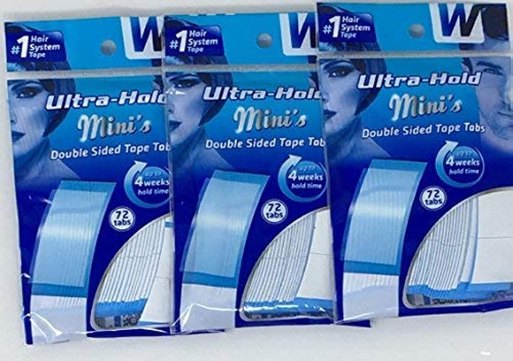 Ultrahold Ultra Hold Mini Tabs tape front-line application for secure wig attachment