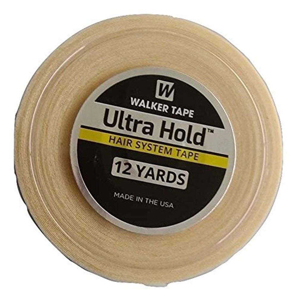 Ultrahold WKR-UHT-M2 clear tape dries clear for seamless front hairline holds.