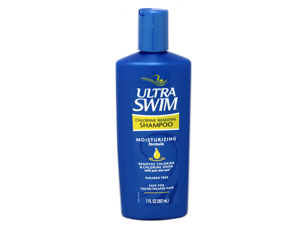 UltraSwim chlorine removal moisturizing shampoo foam-lather demonstrates rich cleansing