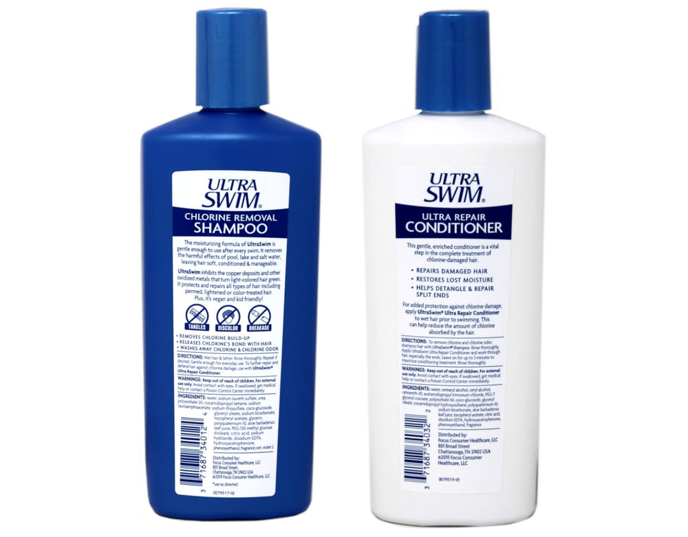 UltraSwim Dynamic Duo Conditioner bottle nourishes hair post-swim and detangles