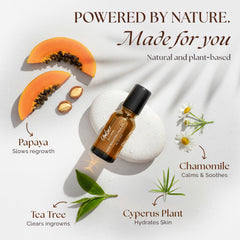 Umber by J. Lenay after-waxing application promotes skin smoothing.