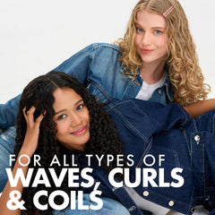 Umberto Giannini Curl Jelly damp hair applying demonstrates easy scrunch for shape