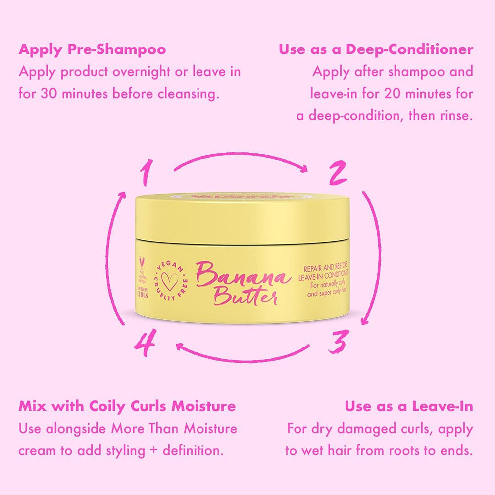 Umberto Giannini Curl Jelly definition close-up on curled strands.