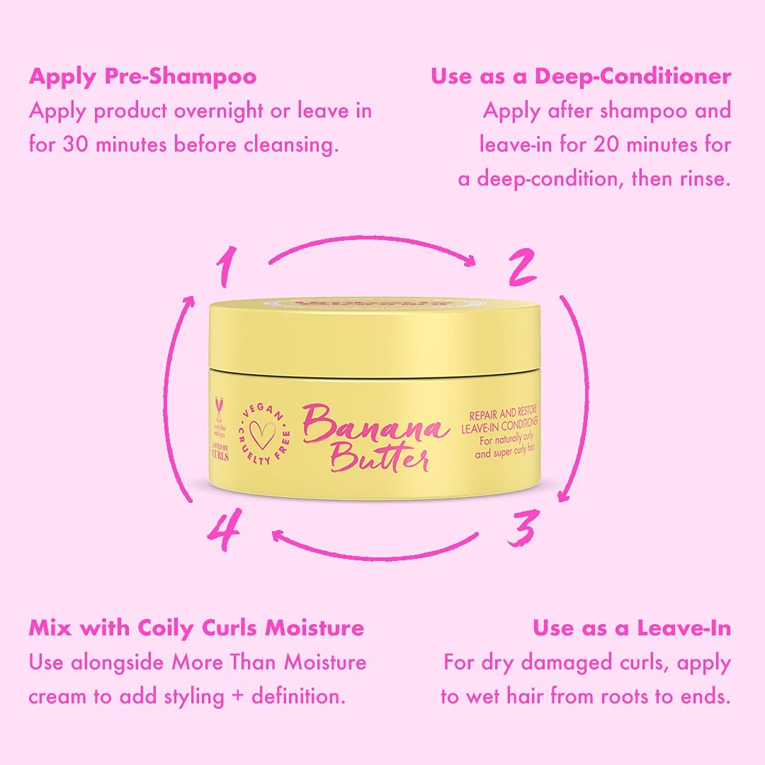 Umberto Giannini Curl Jelly definition close-up on curled strands.