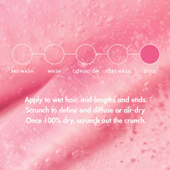 Umberto Giannini Curl Jelly pump closeup showing lightweight hold for curls