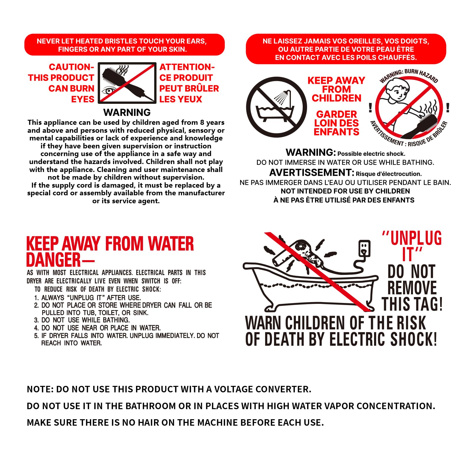 Umeely safety features and ETL certification for US use