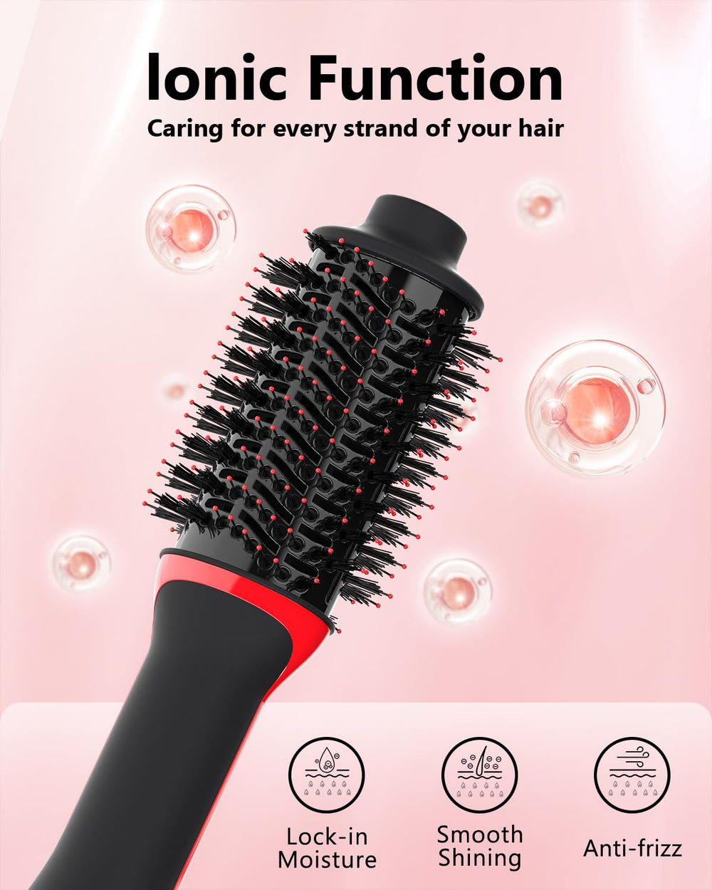 Umeely Plus 2.0 ceramic titanium barrel ensures even heat for healthier-looking hair.
