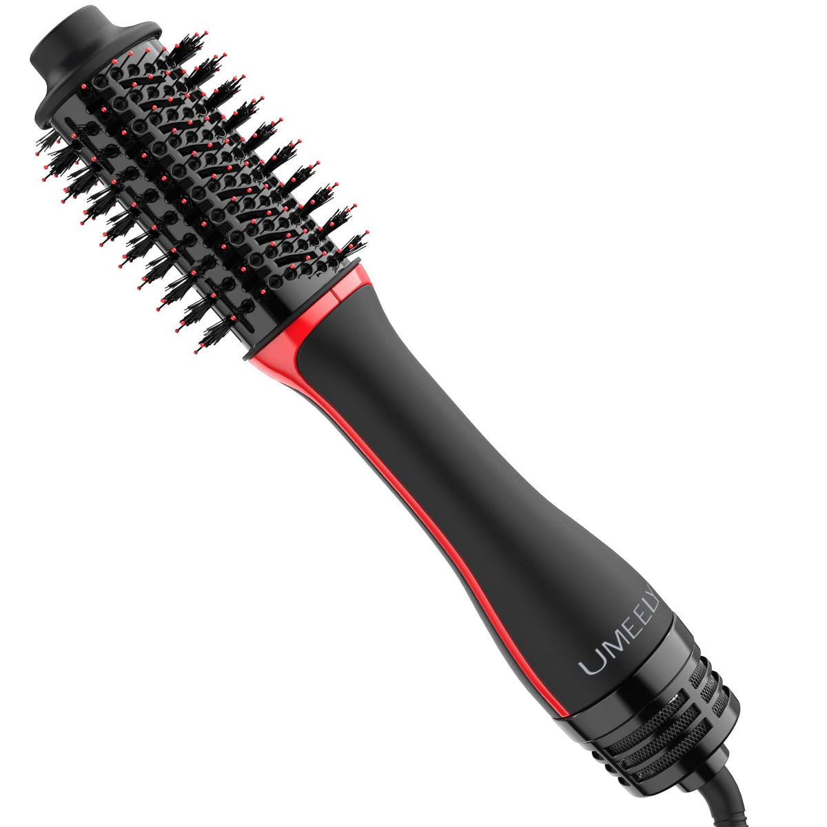Umeely Plus 2.0 hair dryer brush oval head delivering smooth, frizz-free results quickly.