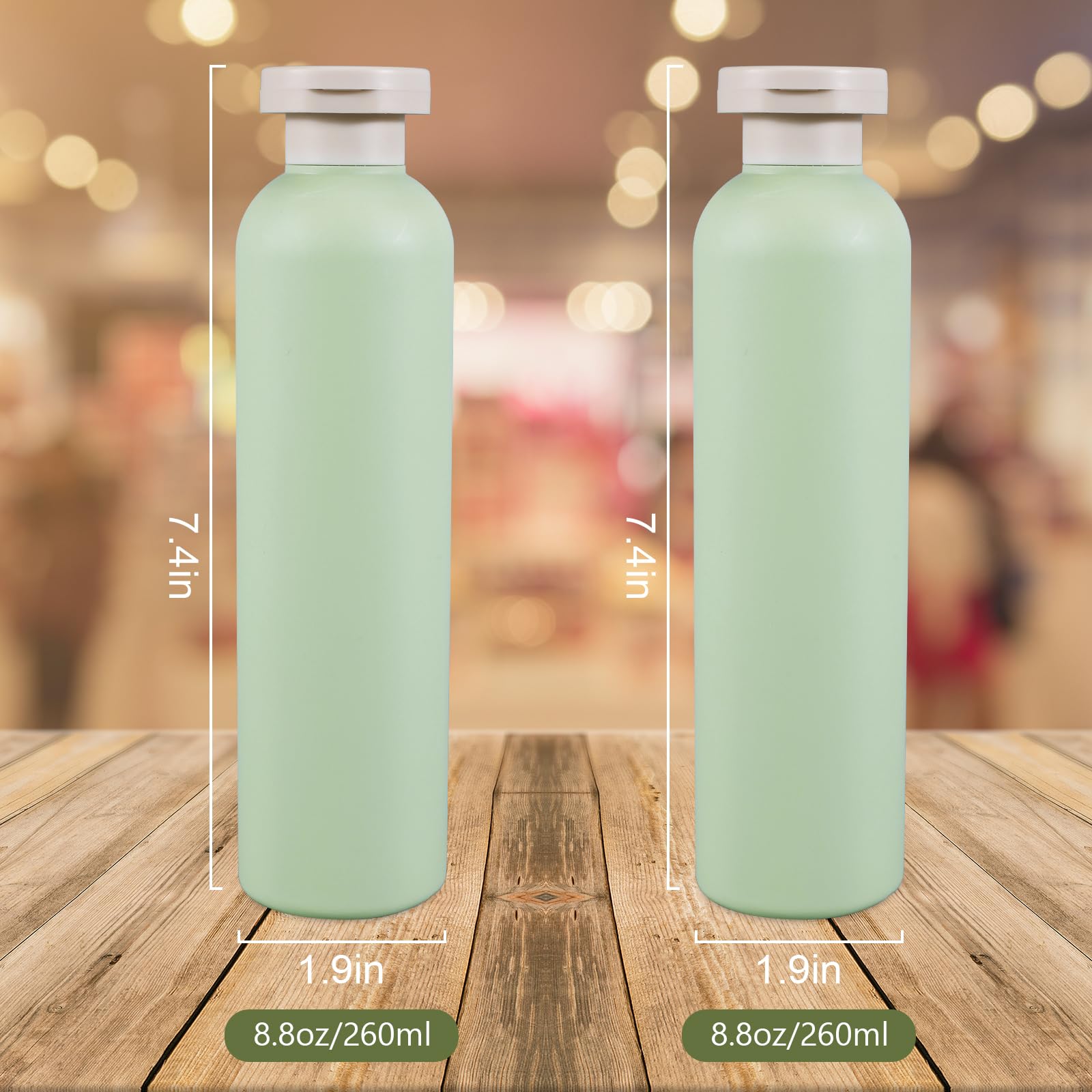 UMETASS travel-size two-pack bottles save space in luggage