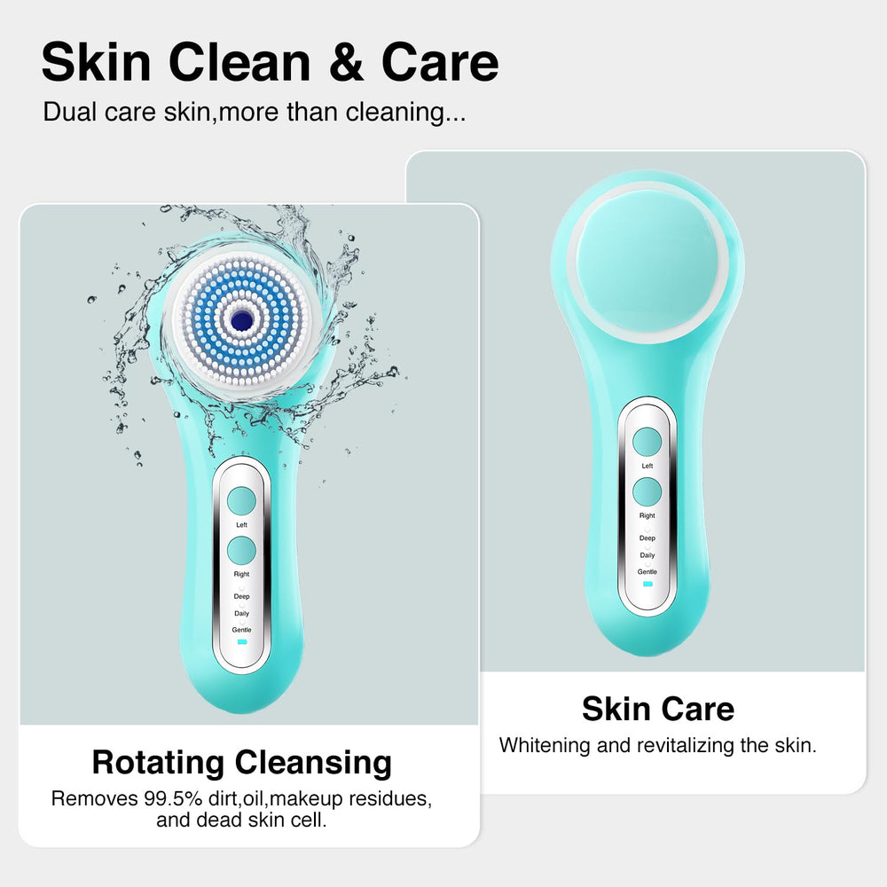 Umickoo Face Scrubber 800mAh battery enables long, month-long daily use.