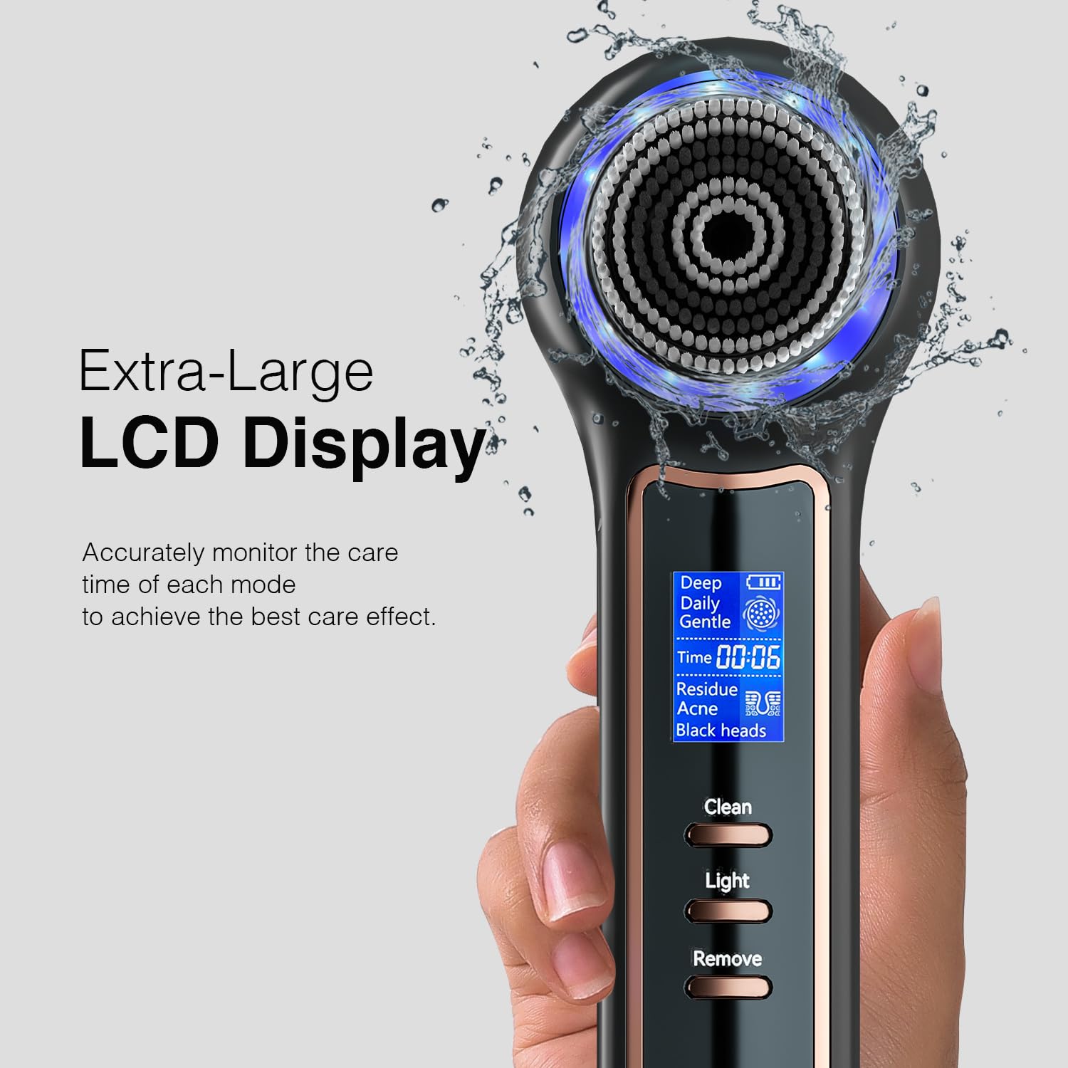 Umickoo Face Scrubber blackhead vacuum with adjustable suction deep cleans pores.