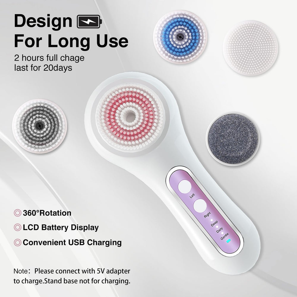 Umickoo bristle head 0-05mm for precise, gentle daily cleansing