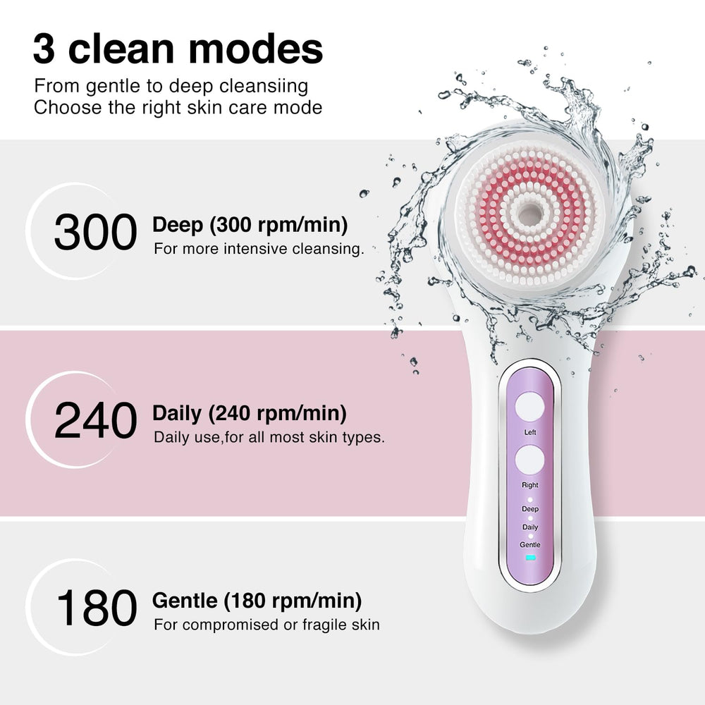Umickoo bristle head 0-1mm for robust cleansing and oil control