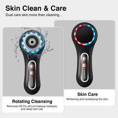 Umickoo Face Scrubber gentle-clean mode ideal for sensitive skin.