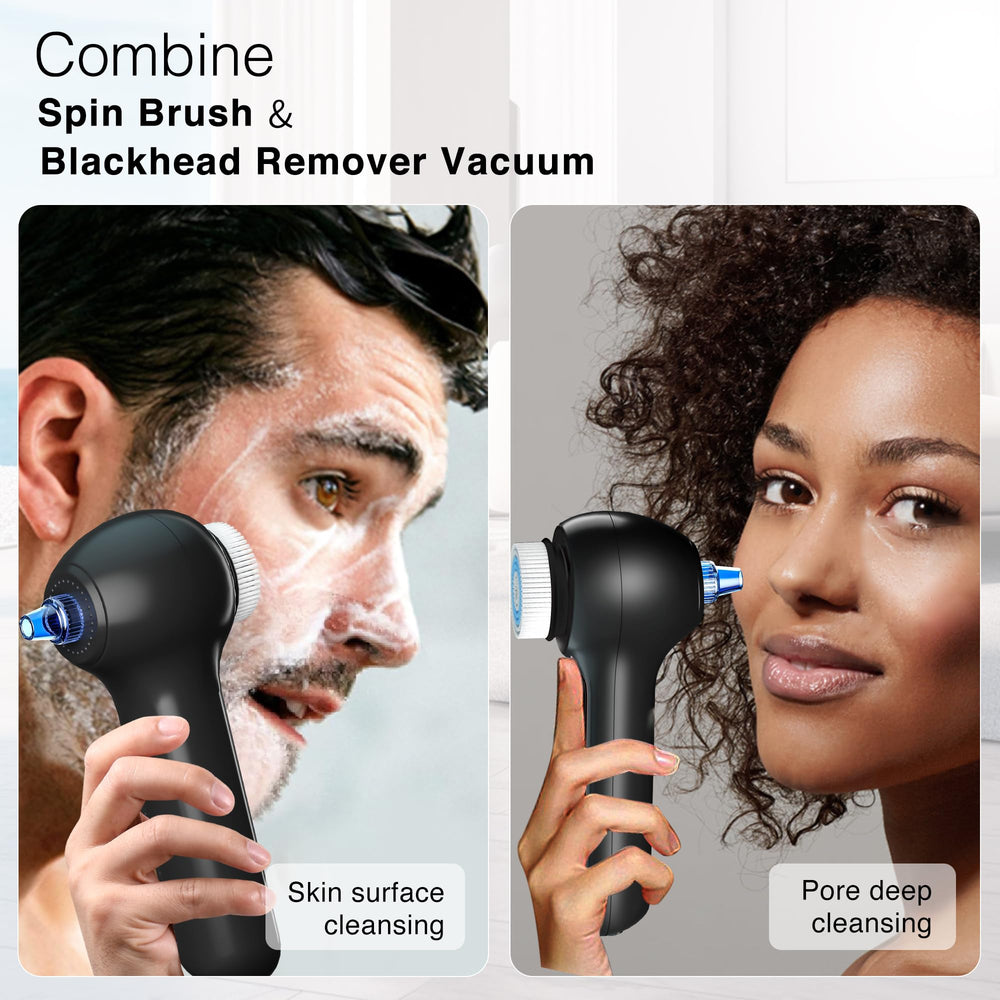 Umickoo Rotary brush head delivers gentle daily cleansing on sensitive skin.