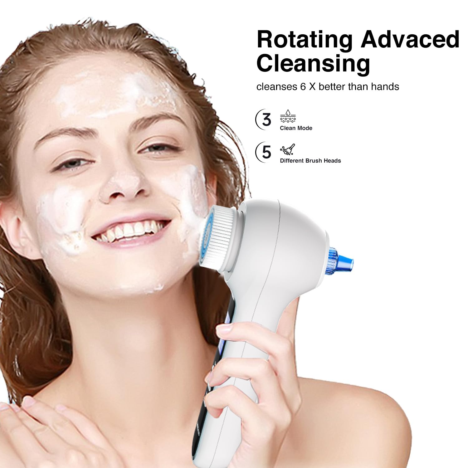 Umickoo suction levels and probes enable customizable pore care.