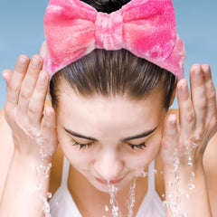 UMIKU bow-style headband 2 keeps hair away during skincare and masking
