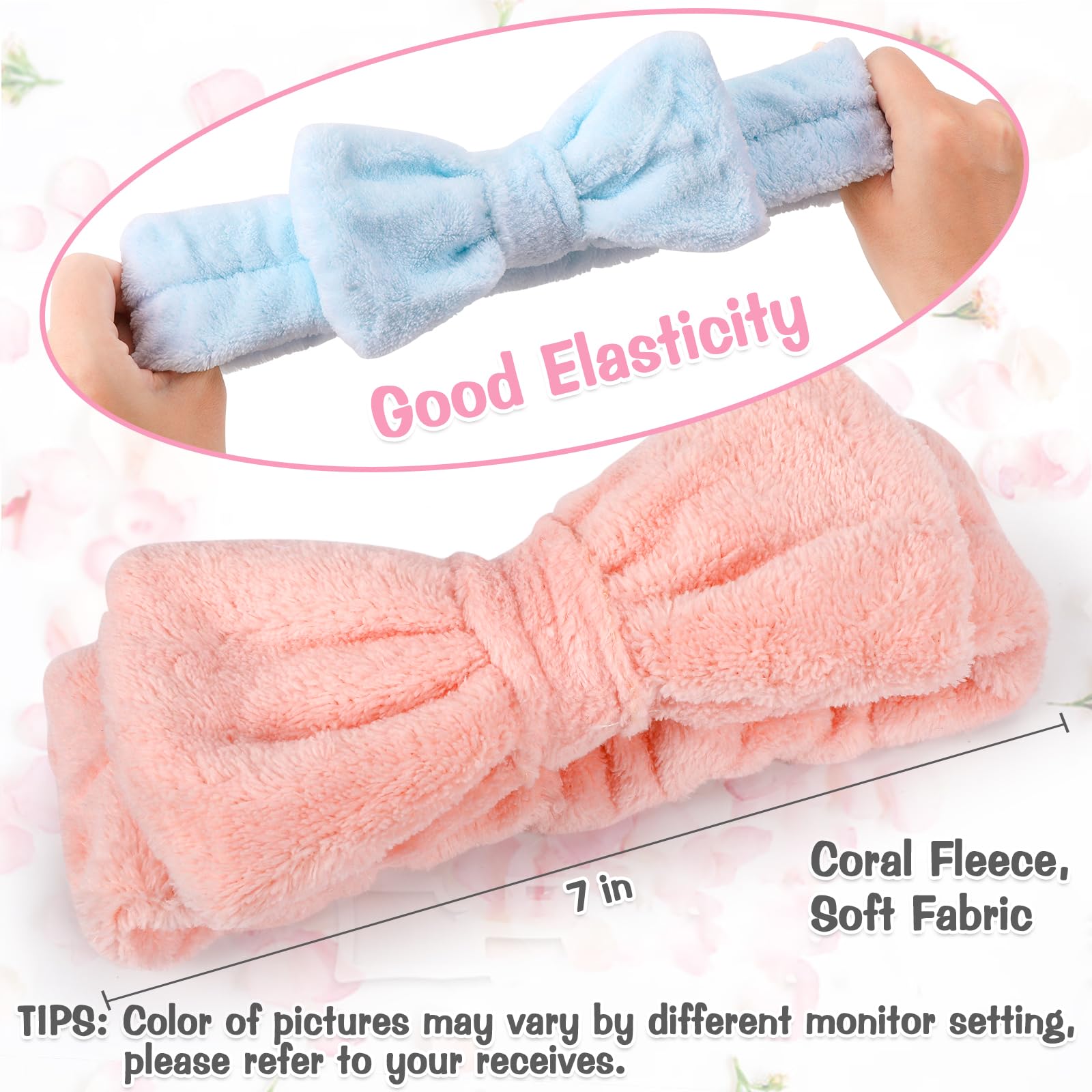 UMIKU spa headbands for women are reusable for DIY facials.