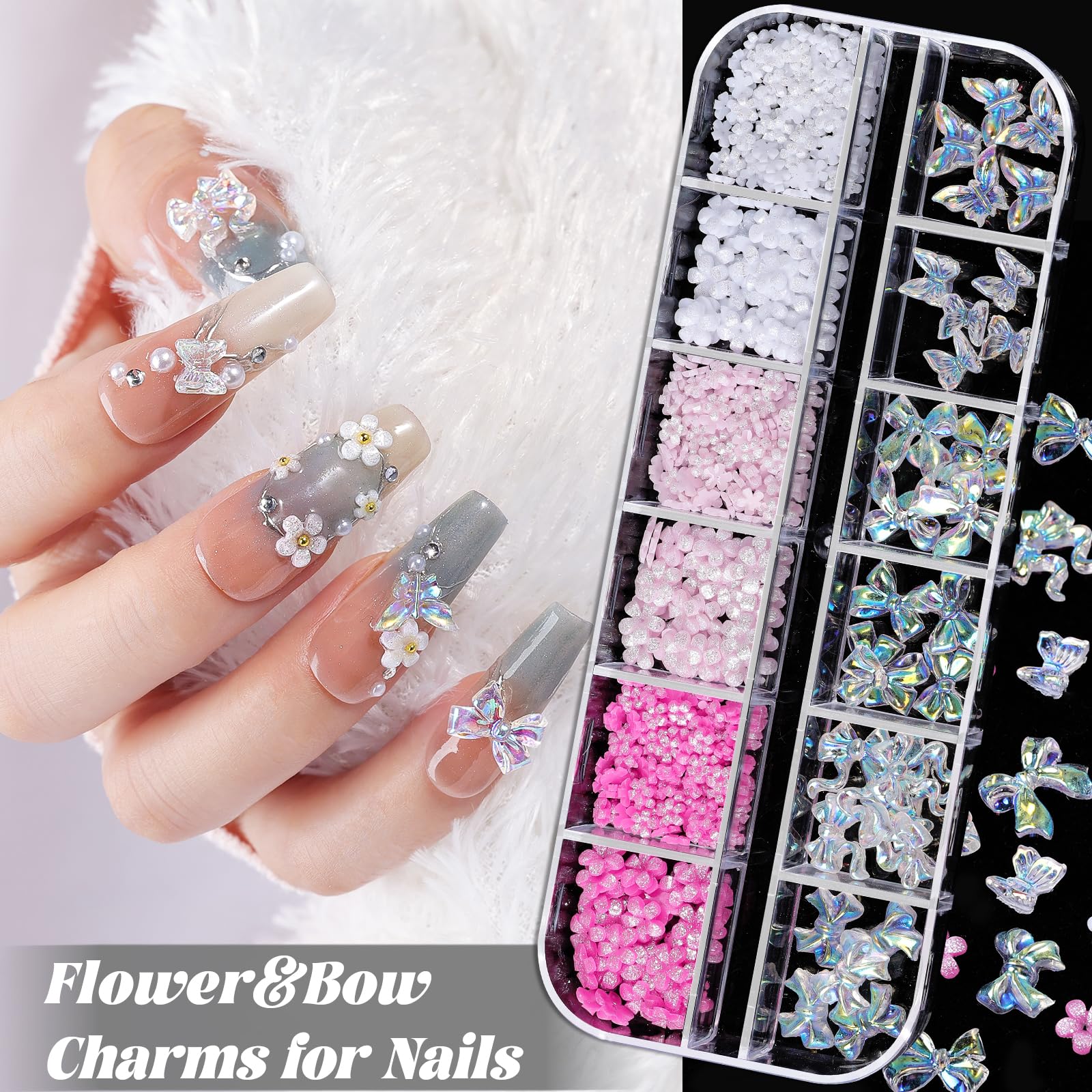 Umillars flatback rhinestones add subtle shine to any manicure