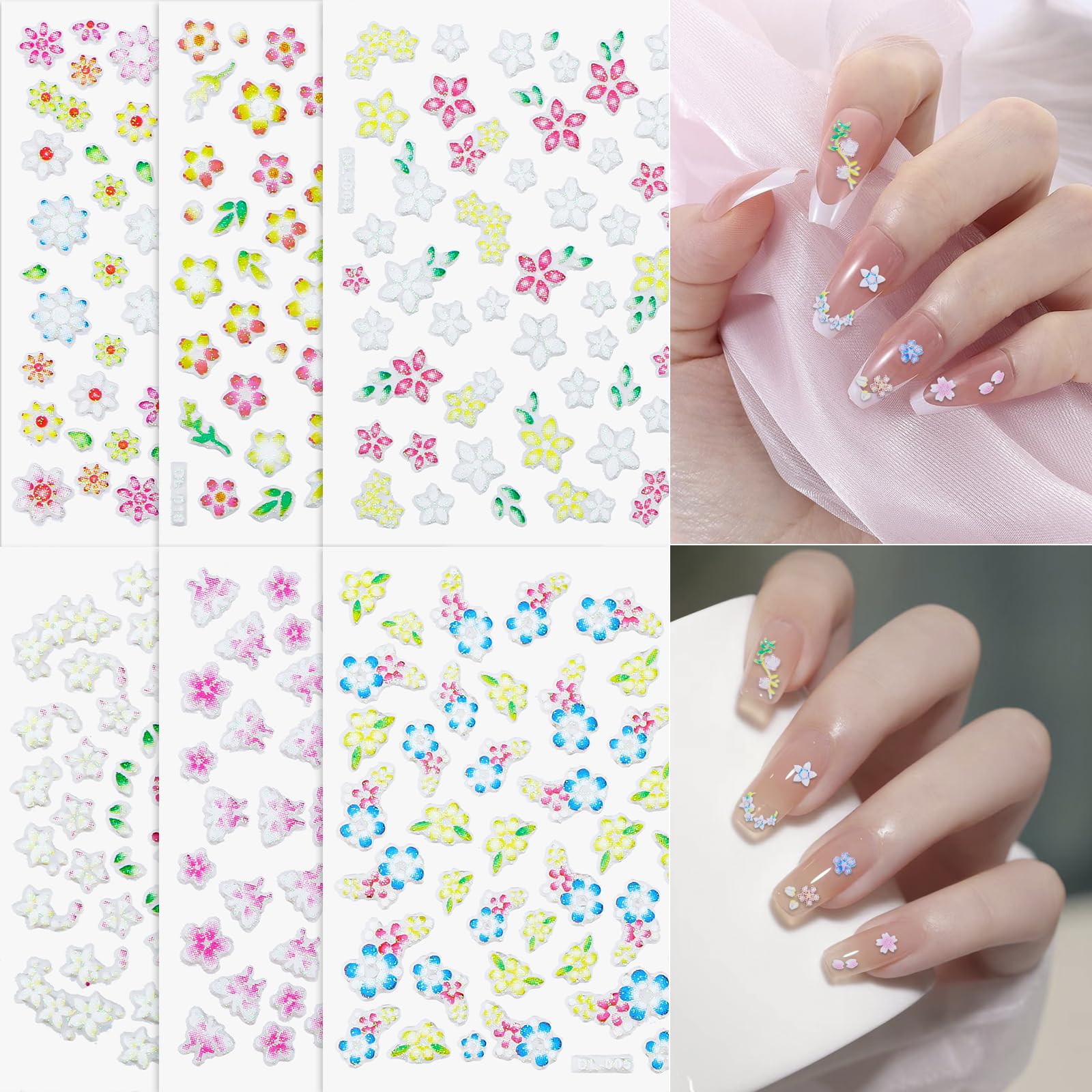 Umillars nail decals for glam layering or rhinestones to customize style.