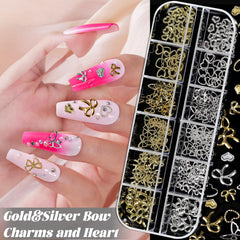 Umillars tweezers and brush for precise placement of delicate nail charms