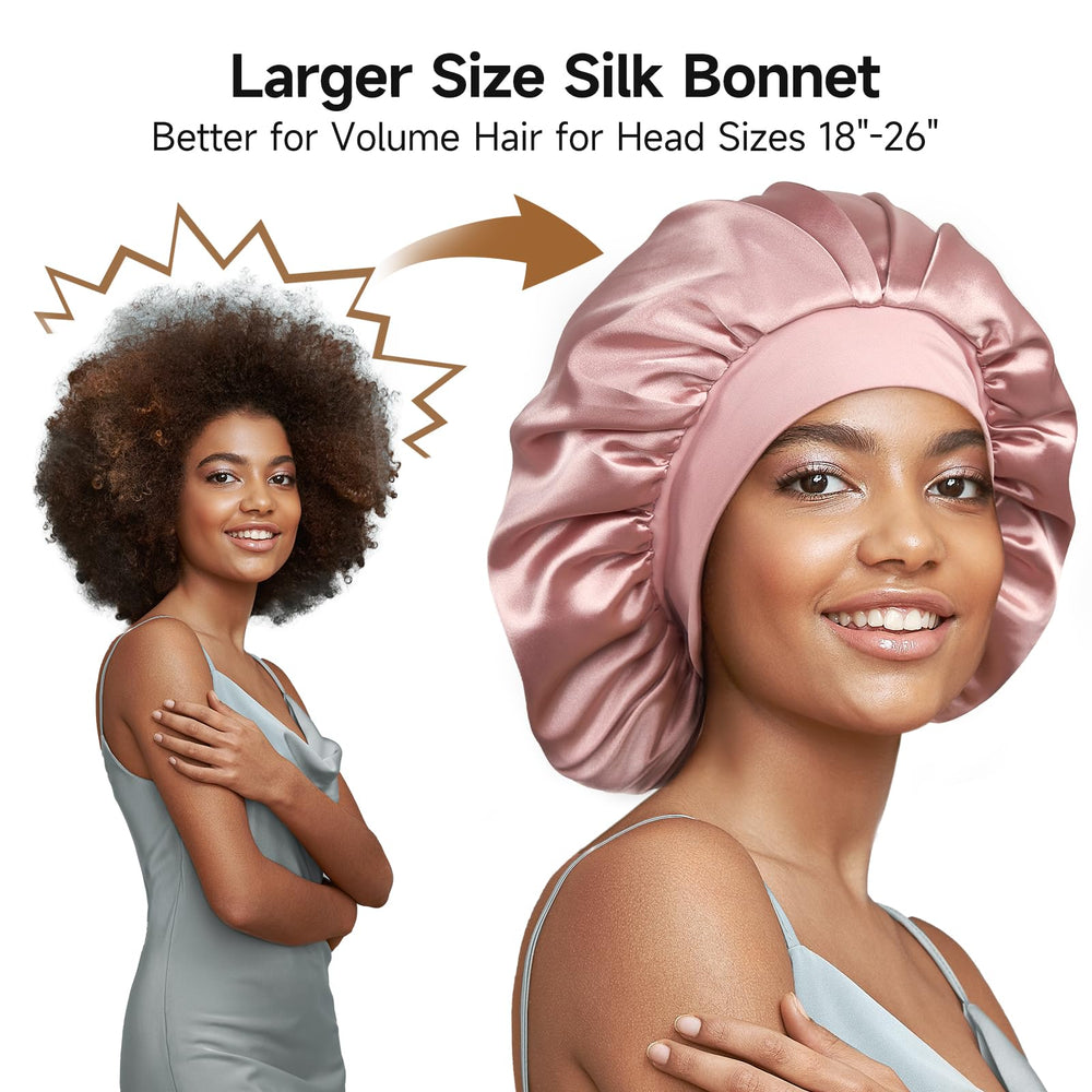 Umisleep double-layer bonnet outer satin shell durable and oil-locking