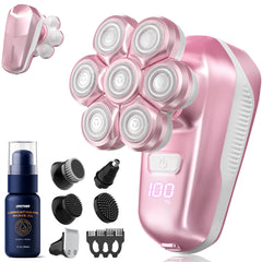 Umither electric shaver with 7D magnetic heads glides smoothly over curves for a smooth shave.