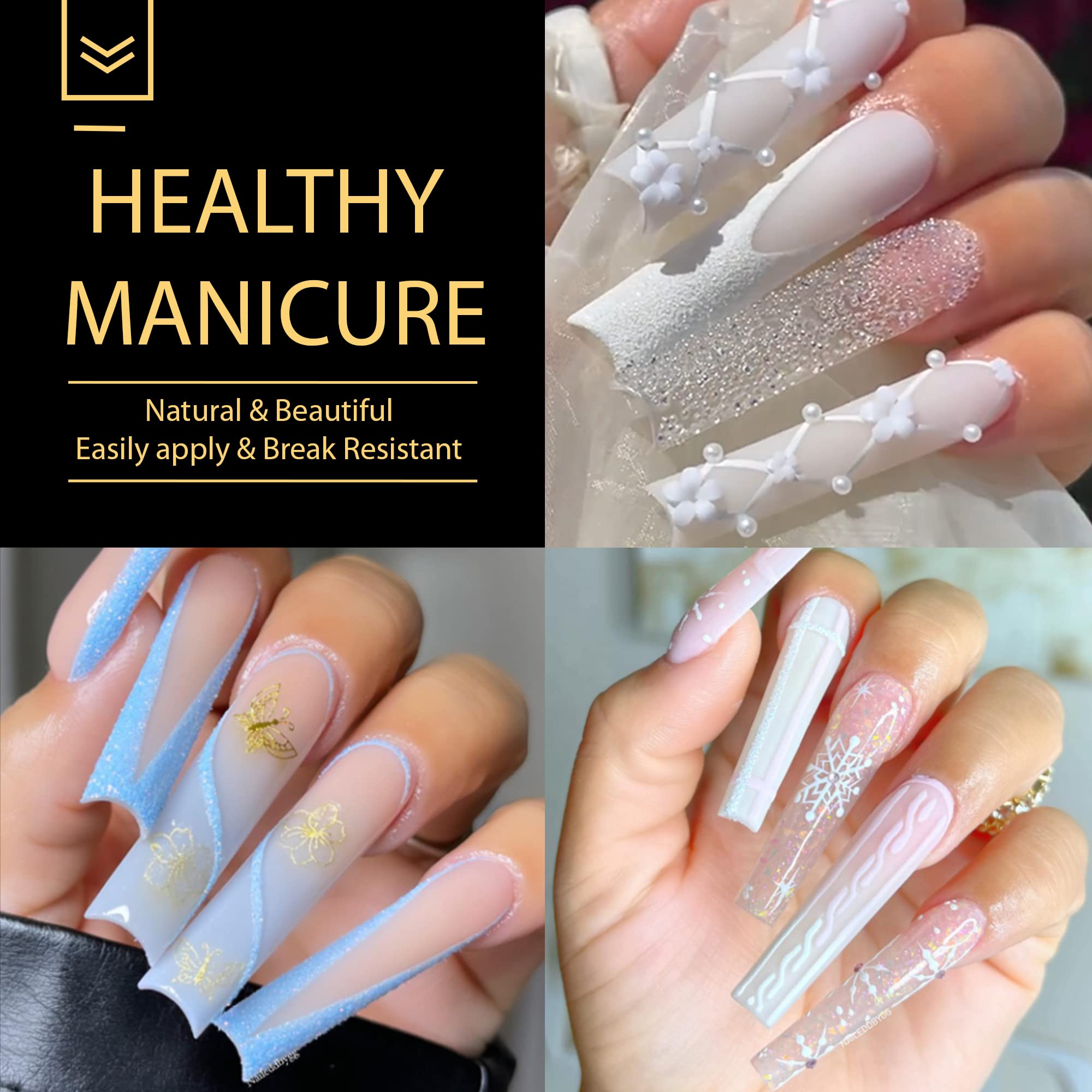 UNA GELLA acetone soak-off tips enable easy removal without damage