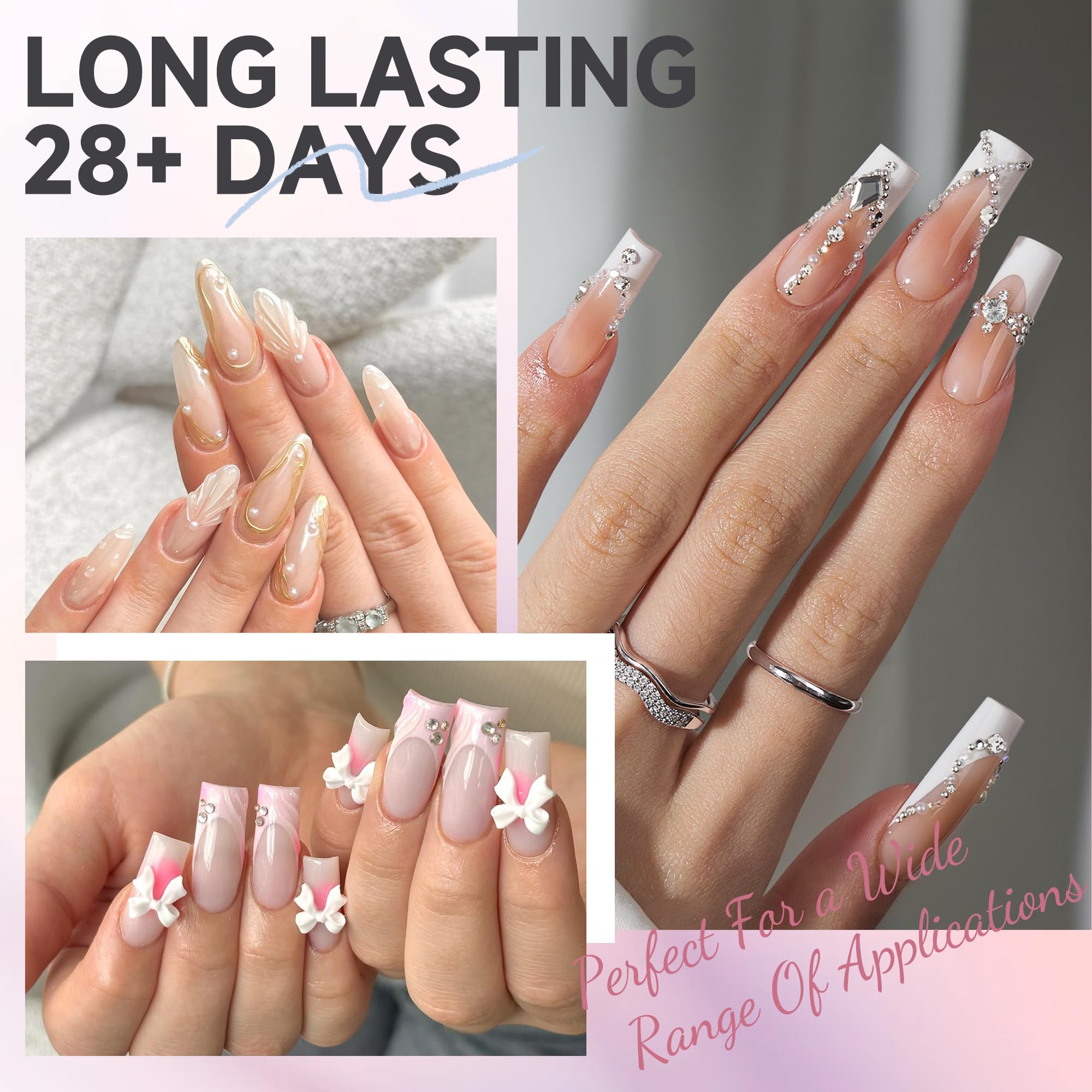 UNA GELLA builder gel enables dramatic 3D nail art