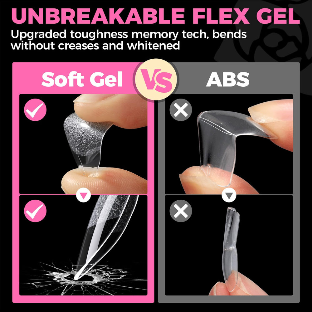 UNA GELLA DIY nail extension kit for at-home salon-like results