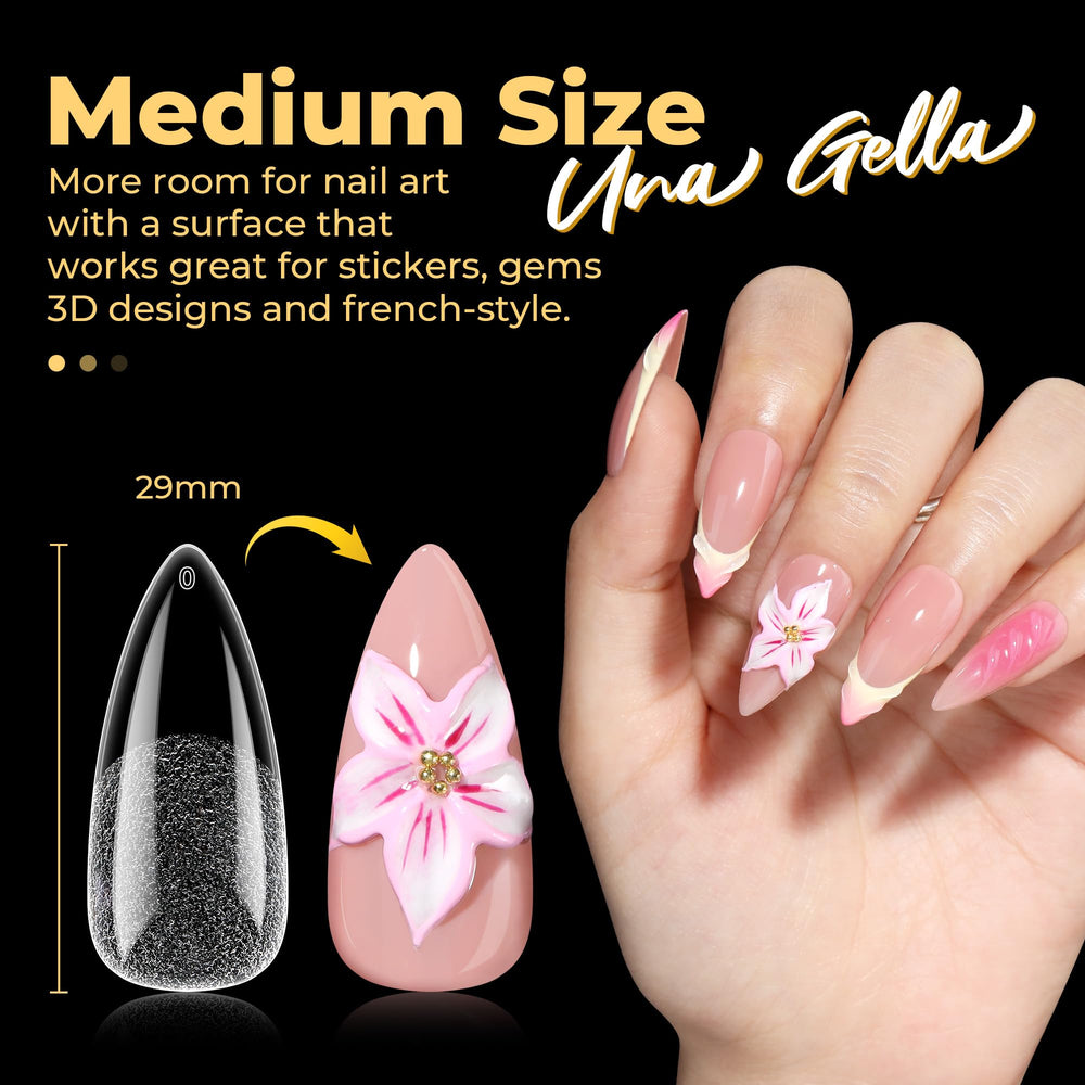 UNA GELLA durable tips last beyond a month with proper application