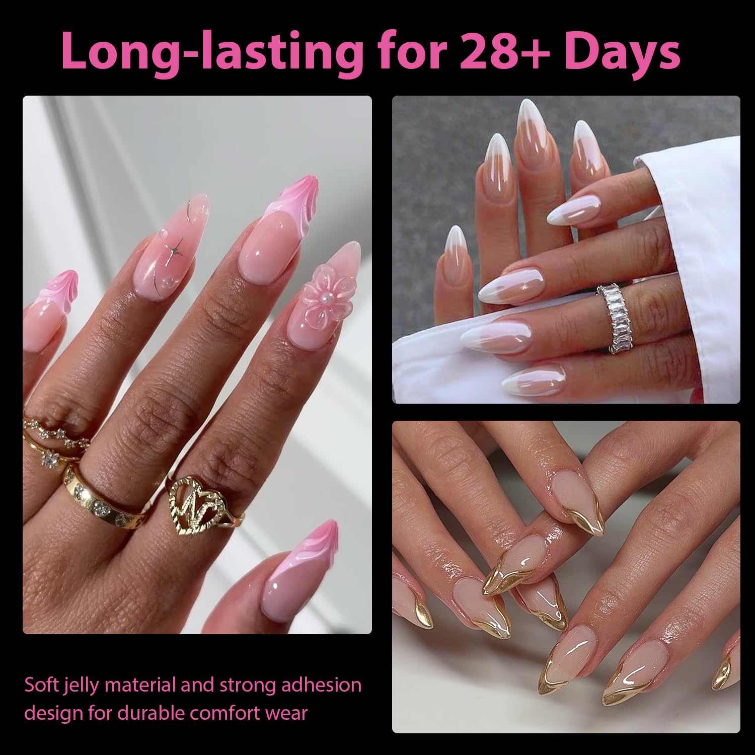 UNA GELLA Full-cover extensions gift-ready for gifting or beginners.