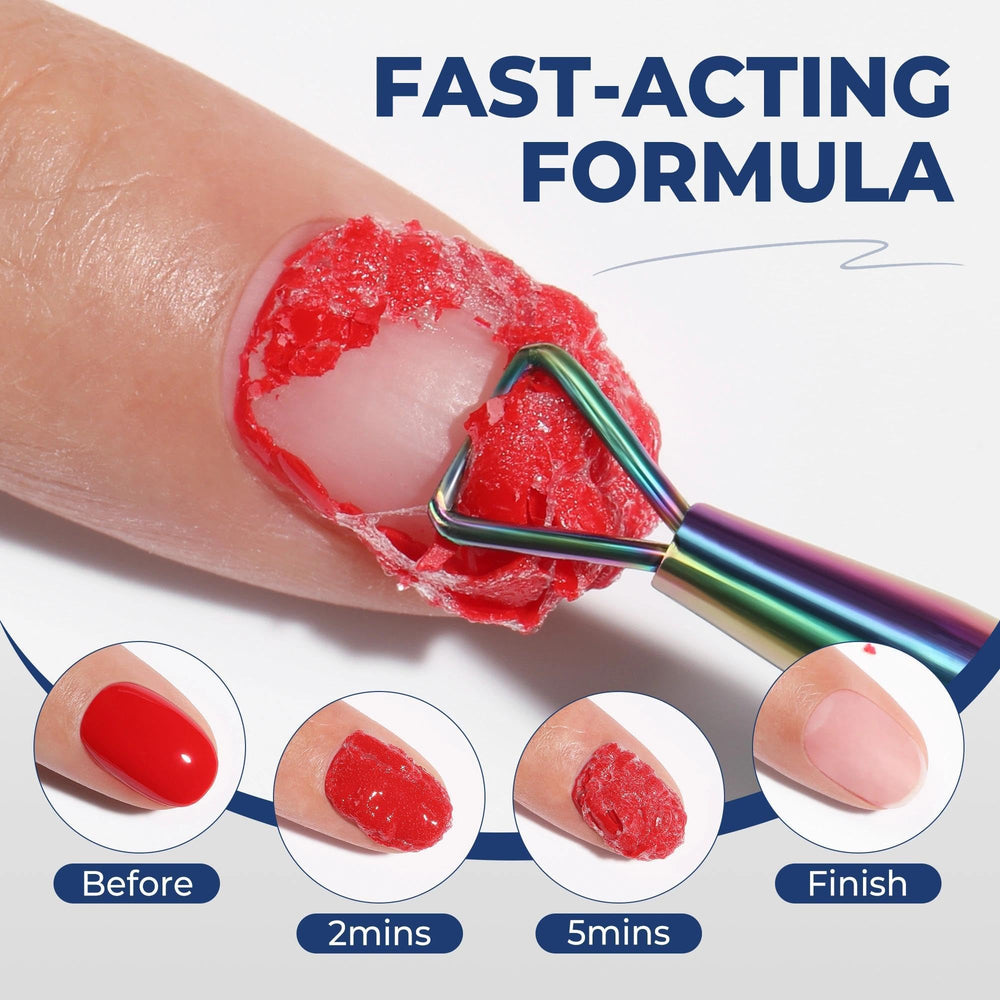 UNA GELLA gel-polish-remover-kit-packaging highlights acetone-free formula