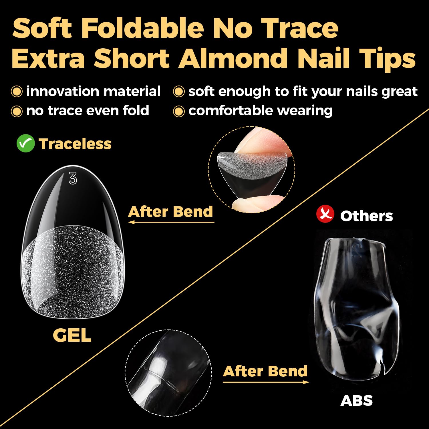 UNA GELLA half matte texture inside improves adhesion and wear