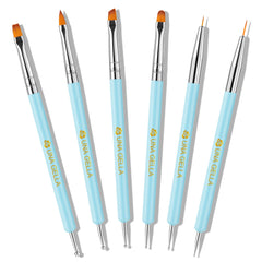 UNA GELLA flat brush for precise lines and smooth gradients