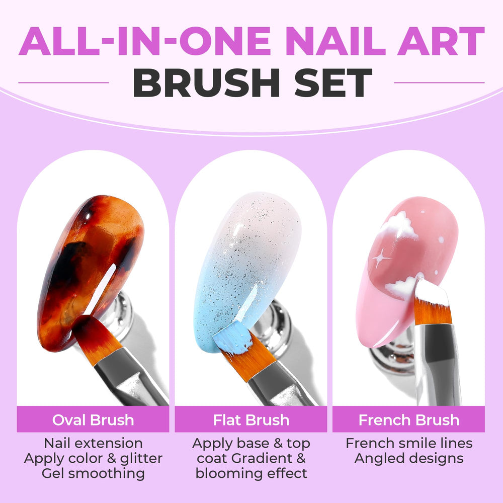 UNA GELLA Nail Art Pens dotting side closeup demonstrates rhinestone pickup and 3D details