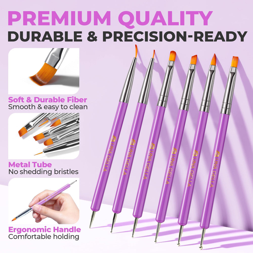 UNA GELLA Nail Art Pens salon and DIY friendly for gradients and fine lines