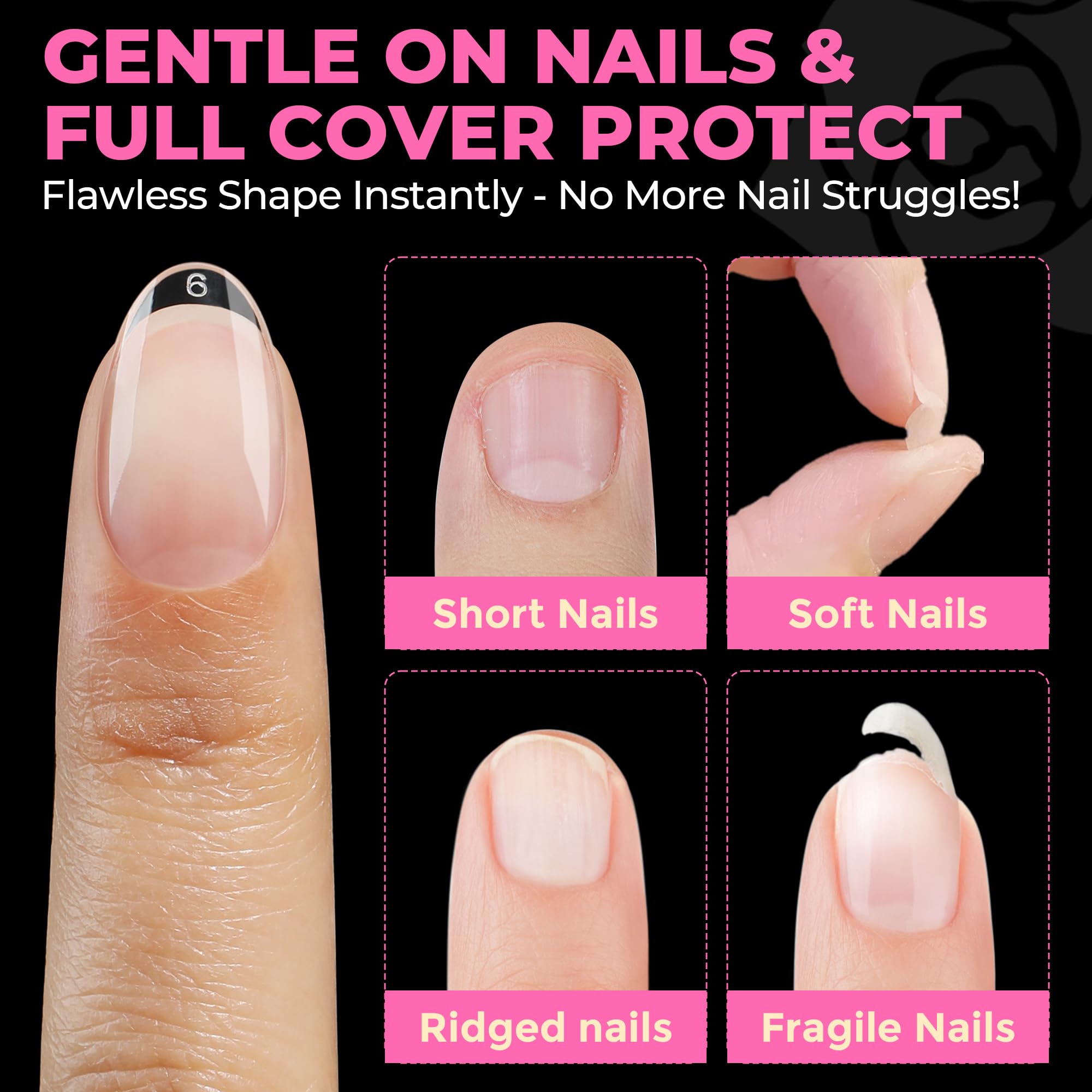 UNA GELLA short oval almond tips last up to 21 days with proper use