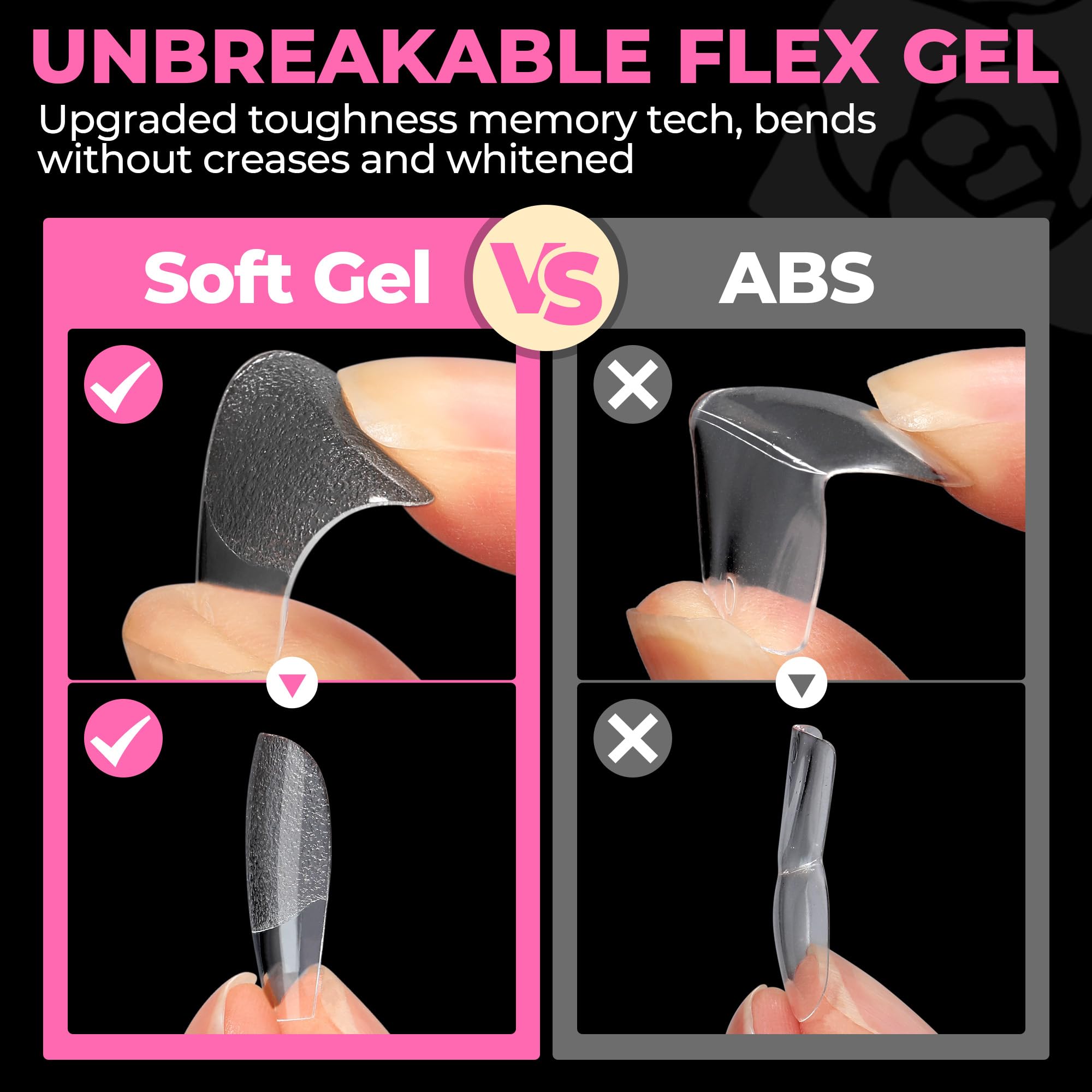 UNA GELLA smooth-edge design provides comfortable fit and natural-looking coverage.