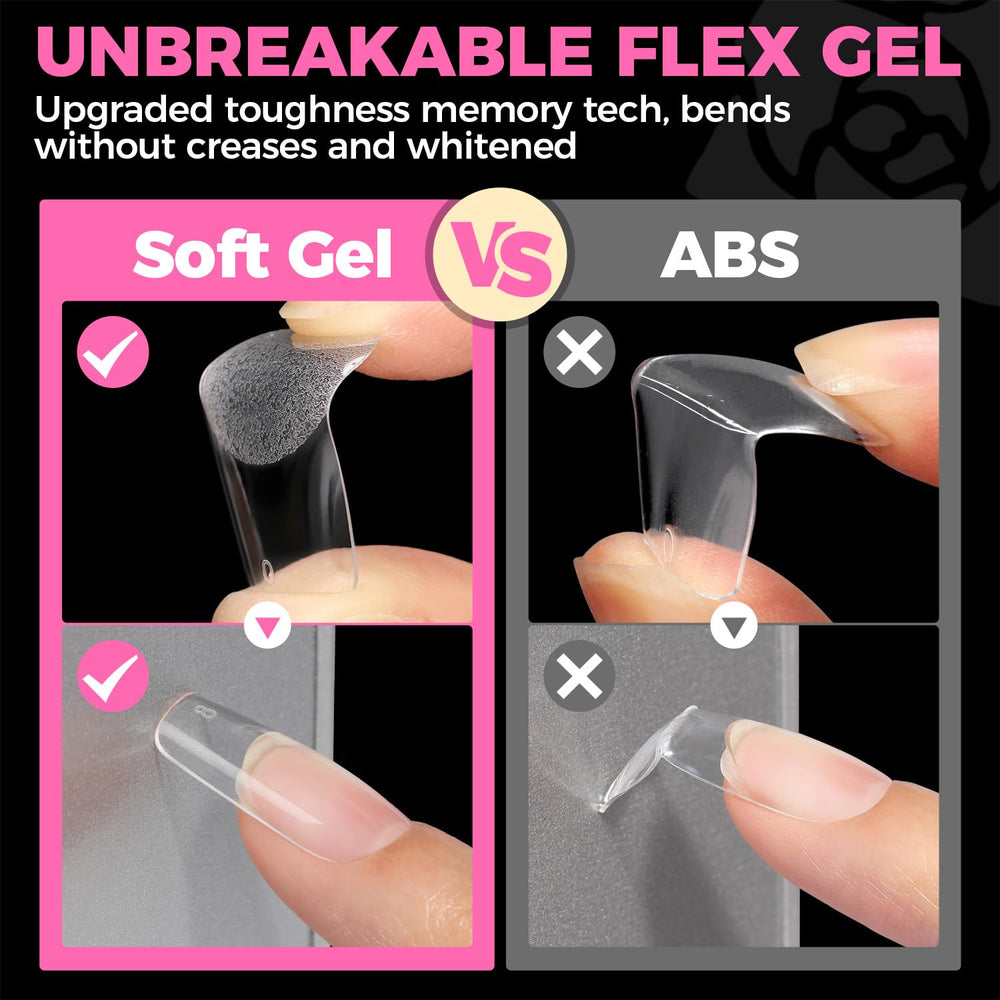 UNA GELLA long-lasting tips capable of 3+ weeks with proper use