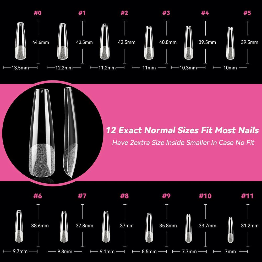 UNA GELLA twelve sizes pre-numbered box simplifies sizing